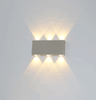 2W / 4W / 6W / 10W / 12W led buiten wandkandelaar led wandverlichting zwarte wandlamp buitendecoratie wandlamp geborsteld oppervlak slaapkamer woonkamer gang gangpad eenvoudig
