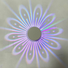 3W bloem LED-wandlamp Bloemlicht decoratieve muur led-verlichting Wandgemonteerde lamp 16 kleuren nachtlampje Spiraalgat LED mooi decoratief wandlamplicht