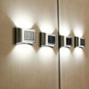 6LED Solar Lamp IP65 Waterdichte Buitenlamp Binnenplaats Wandlamp voor Tuin Villa Decoratie