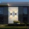 GU10 buitenwandlamp LED-lichtregeling inductie tuinwandlampen dubbele kop omhoog en omlaag verlichting binnenplaats balkon blaker