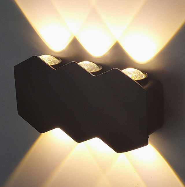 4W 6W 8W Nieuwe Zwarte Shell Witte Shell IP65 Waterdichte Outdoor LED Wandkandelaar Up En Down Lights Wandmontage Licht