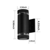 Outdoor Waterdichte LED Wandlampen Exterieur Aluminium IP65 Verlichting Tuin Yard DECO Interieur Europa Modern Binnenlicht
