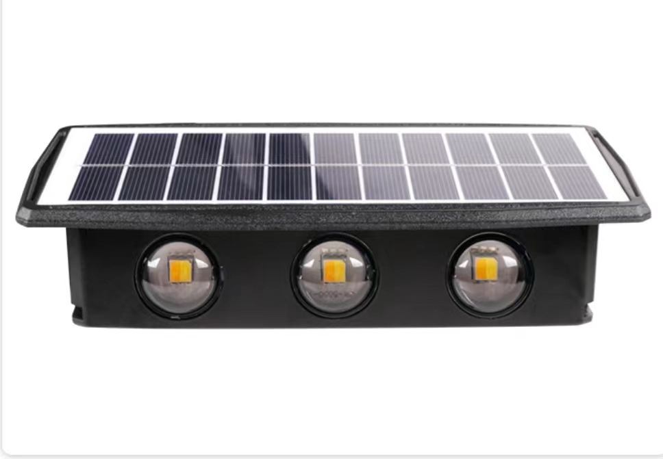 6LED Solar Wandlamp Outdoor Waterdichte LED Wandlampen voor Binnenplaats Straat Landschap Tuin Decor Lamp Solar Outdoor Wandlamp