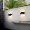 Nieuwe fabriek groothandel IP65 aluminium waterdichte outdoor op en neer led wandlamp wandlampen voor thuis 