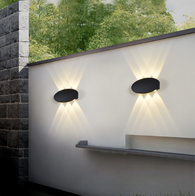 Nieuwe fabriek groothandel IP65 aluminium waterdichte outdoor op en neer led wandlamp wandlampen voor thuis 
