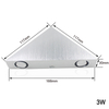 3W9W Moderne Driehoek Indoor Wandgemonteerde LED wandlamp Aluminium voor Home Decoration wandlamp armatuur