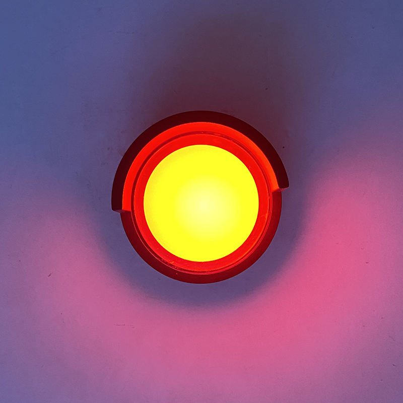 Nieuwe acryl waterdichte wandlamp rond warm licht koud licht RGB met controller decoratie moderne wandlamp