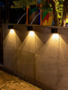 Solar Wall Outdoor Garden Home Wandlamp Waterdicht Op en neer Verlichting Lamp Villa Decoratieve Tuin Wandlamp