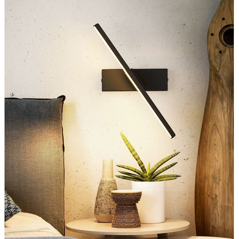 Moderne LED Wandlampen 330 Draaibare 6W AC85V-265V Wandkandelaar zwart Lamp Gangpad indoor decoratie Verlichting
