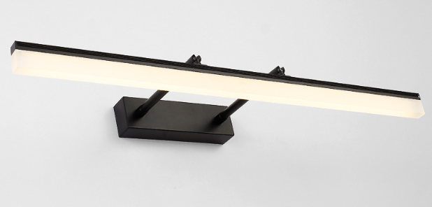 LED-verlichting Aluminium spiegelkoplampen 9 W instelbare hoek draaibaar drie kleurtemperatuur wandlampen badkamerverlichting voor binnen