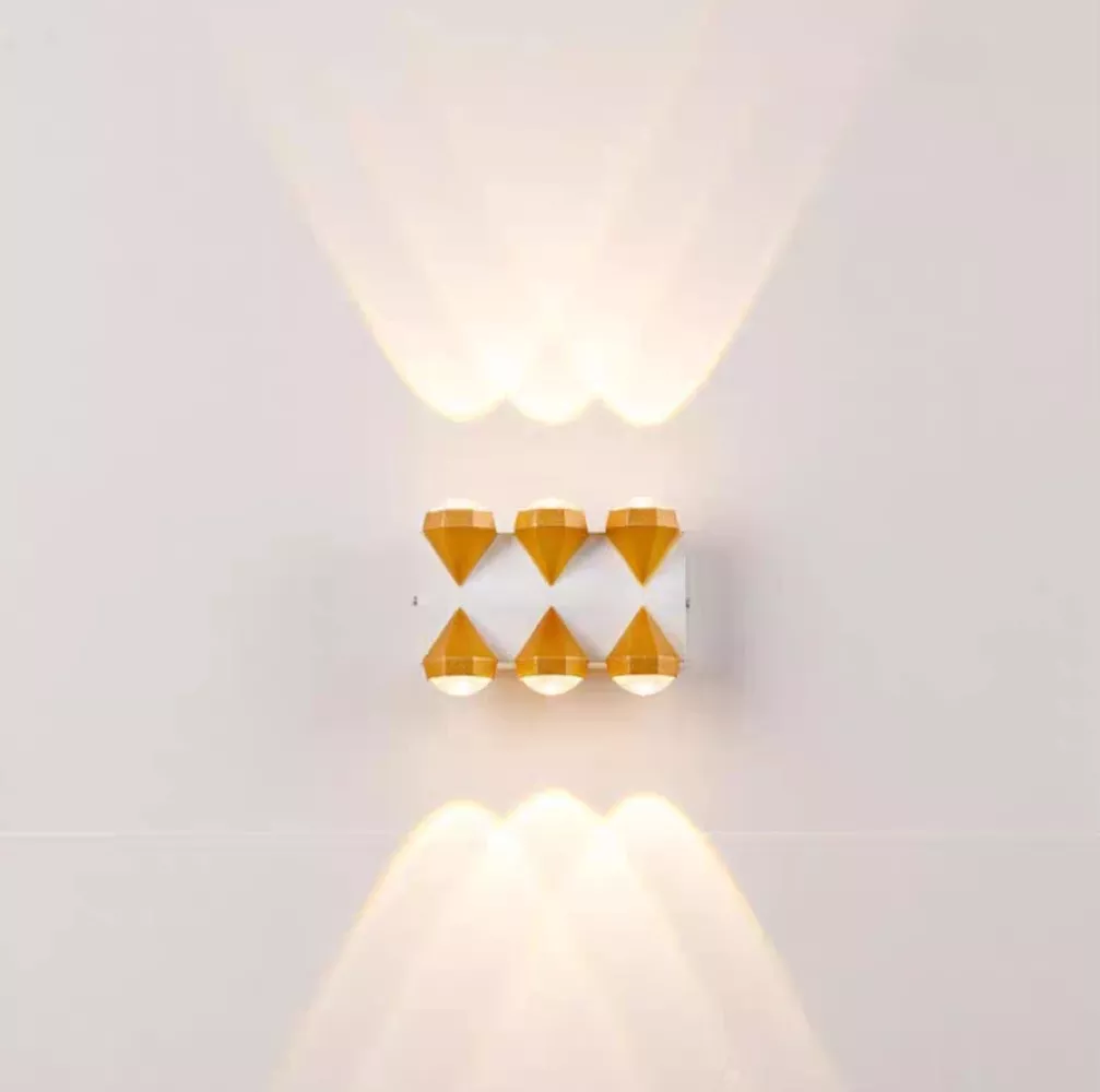 Nieuwe stijl op en neer waterdicht nachtlampje LED wandlamp IP65 85-265V wandlamp