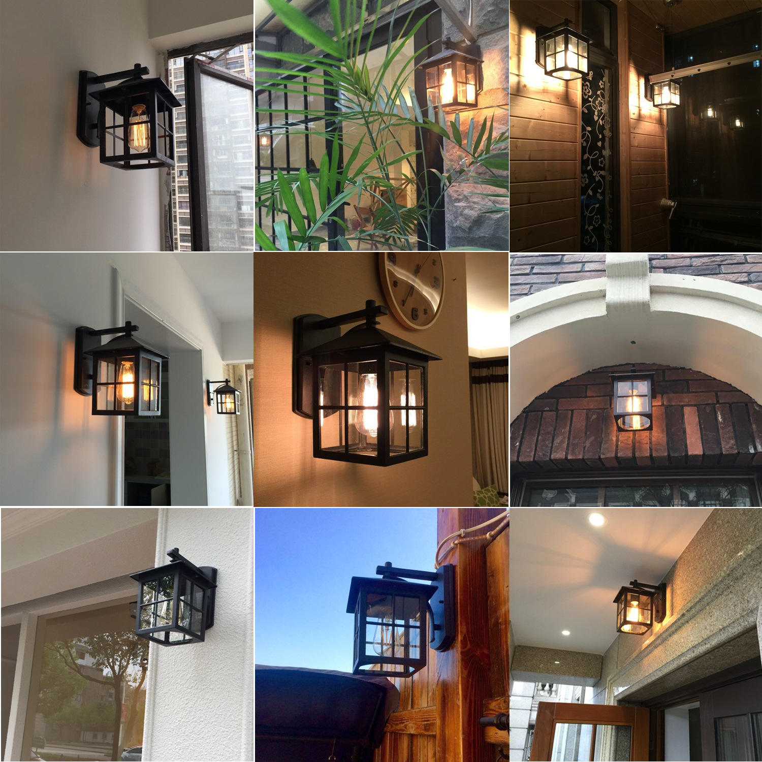 Populaire Europa Vierkante Pijler Lamp Outdoor Retro Waterdichte Kolom Licht Tuin Balkon Villa Gemeenschap Gang Chapitar Lampen