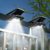 Hoge kwaliteit waterdichte Ip65 dubbelzijdige led wandlamp moderne buiten zonne-wandlampen op en neer muur tuin zonne-lamp
