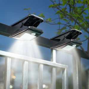 Hoge kwaliteit waterdichte Ip65 dubbelzijdige led wandlamp moderne buiten zonne-wandlampen op en neer muur tuin zonne-lamp