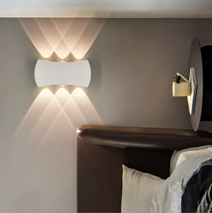 4W 6W 8W Moderne Minimalistische Indoor Outdoor Hotel Gangpad Gang Deur Trap Veranda Maanvorm LED Wandlamp
