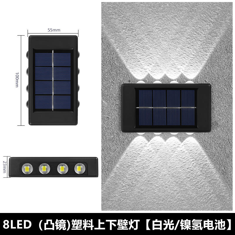 Groothandel gangpad balkon muur plug nachtlamp aangepaste tuin geleid landschap licht buiten zonne-waterdichte wandlamp