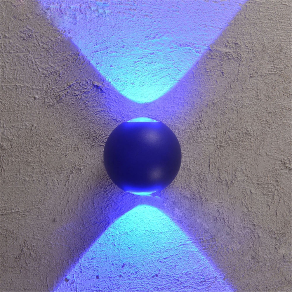 6W waterdicht licht 2023 NIEUW Ball Lights Outdoor LED-wandlampen Ronde waterdichte wandlamp Op en neer wandlamp
