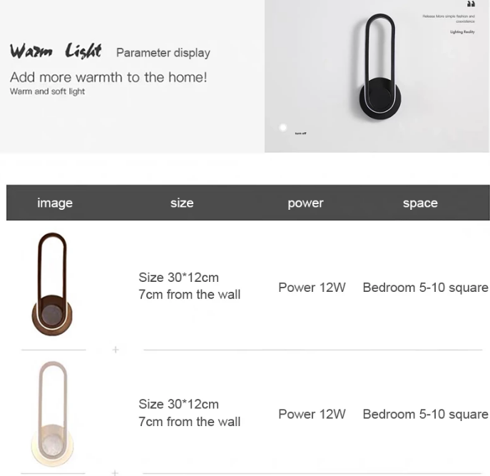 Draaibare Touch Slaapkamer Wandlamp Nachtkastje Indoor Woonkamer Led Wandlampen Armatuur Trap Licht Hagood decoratieve lamparas