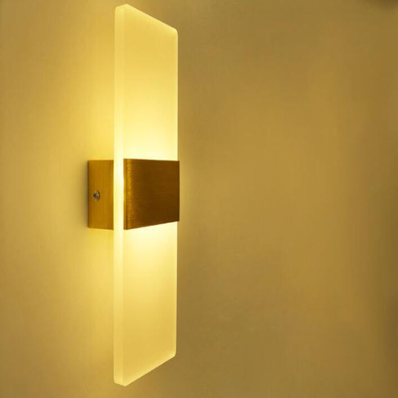 Led Acryl Wandlamp Moderne Indoor Acryl Verlichting Ac 85-265V Led Wandkandelaar Licht 6W Voor hotel Kamers Gebruik Podium