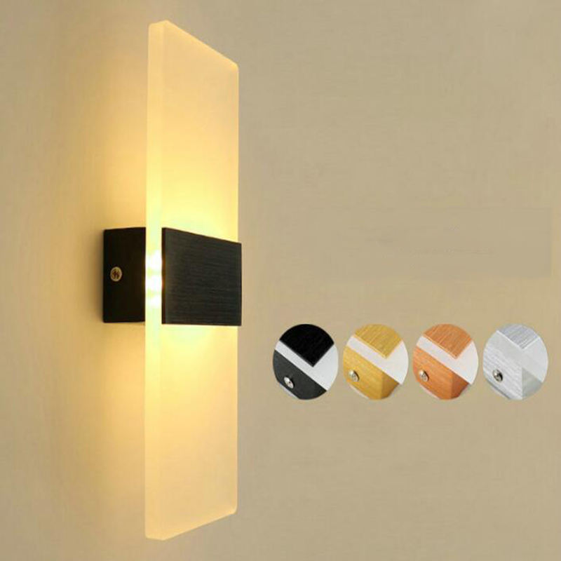 Led Acryl Wandlamp Moderne Indoor Acryl Verlichting Ac 85-265V Led Wandkandelaar Licht 6W Voor hotel Kamers Gebruik Podium
