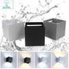 Verstelbare IP65 High Lumen 12W Cube Up en Down Led Outdoor LED Wandlamp
