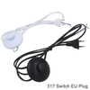 Lijn Kabel 303/304/317/301 Dimmer Netsnoer/Dubbele Knop Schakelaar EU Plug Draad voor LED Lamp/Bureaulamp Luminary USA