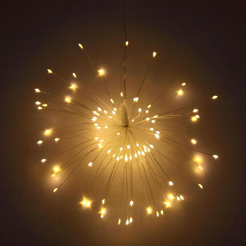 Hagood LED vuurwerk koperen licht waterdicht IP65 vakantieverlichting led vuurwerk groot licht