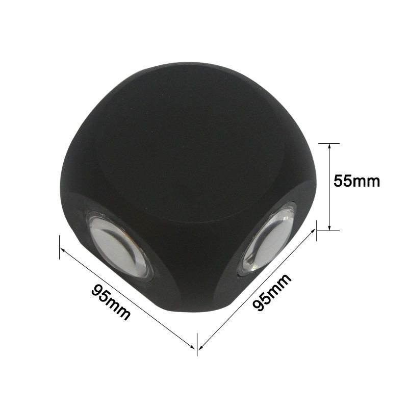 Moderne Waterdichte 4W LED Wandkandelaar IP65 Outdoor Armaturen Tuin Licht Indoor Home Bedlampje Verlichting