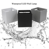 APP Controll Smart IP65 LED 9W Waterdichte Wandlamp Op en neer Wandmontage RGB Nachtkastje Licht 16 Kleur Veranderende Kubus Waterdichte Wandlamp