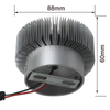RGB Wandlamp Rond Zonnebloem 3W Aluminium 85-265V voor Indoor Home Bar Woonkamer Gang Hotel Wandlamp Kleurrijk