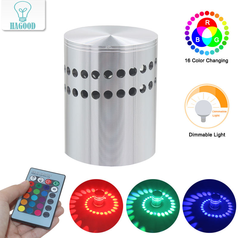 2023 goedkope prijs nachtlampje Spiraalgat RGB LED Wall led decoratieve verlichting