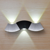 6W LED wandlampen binnen Up en Down wandlamp binnenverlichting led van aluminium Hallamp wandverlichting zilver koel wit