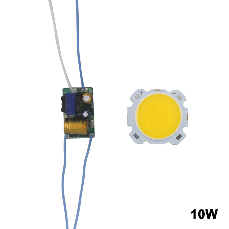 LED COB Lamp Kraal 10W-30W Lichtbron Chip Koud/Warm Schakelaar Conversie met Segment controle Power Adapter DIY Driver