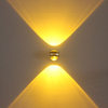 Fabriek verkoopt direct Dubbel kristal 6W wandkandelaar Licht Decoratieve led-fabrikantlampen voor huisdecoratie beste lamp voor thuiskantoor