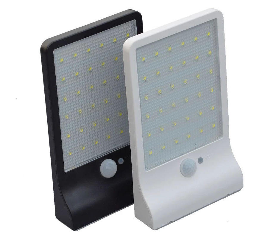 LED COB Solar Light Outdoor Bewegingssensor Wandlamp Waterdicht Tuinlamp Spotlights Emergency Pathway Straatbeveiligingslamp