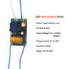 led driver Bare board driver Verlichting Transformers LED downlight plafondlamp onderdelen niet-geïsoleerd Input 220V drive lamp industrie elektronische transformator 220mA indoor Voeding
