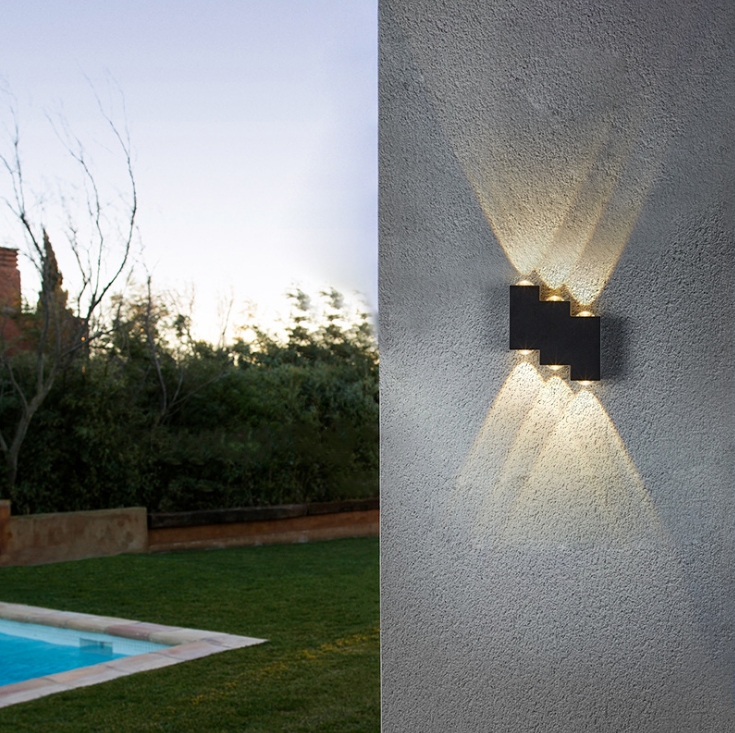 Outdoor LED Wandlamp Op en neer Aluminium Versieren Wandkandelaar Slaapkamer LED Veranda Licht