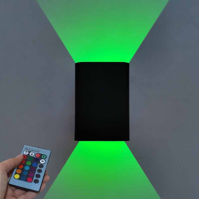 5W RGB met Controllerpower Effectiency AC85-265V Modern Vereenvoudigd Design Woonkamer Op en neer Wandlamp