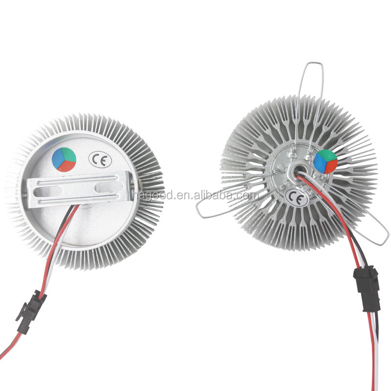 Groothandel Nieuwigheid Zonnebloem Aluminium AC85-265V 3W RGB LED Wandkandelaar Lamp Armaturen voor KTV Bar Muur Plafond Nieuwe jaar Decoratie