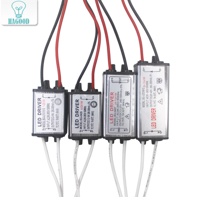 1-12W IP65 Waterdichte LED Light Driver AC85-265V DC3-43V LED Transformator Voeding Adapter voor Outdoor Led lamp/Chips