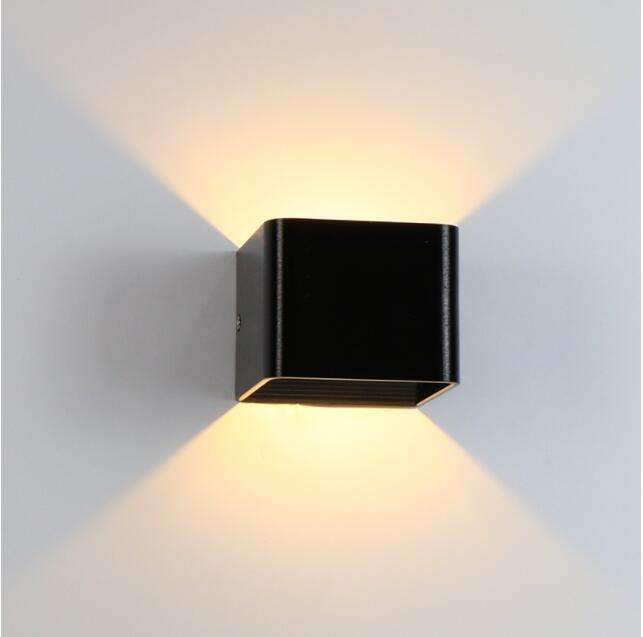 LED Wandlamp Rechthoek Slaapkamer Nachtkastje Wandlamp Trap Licht Spiegel Licht Indoor Blaker Armatuur Woonkamer Decoratie