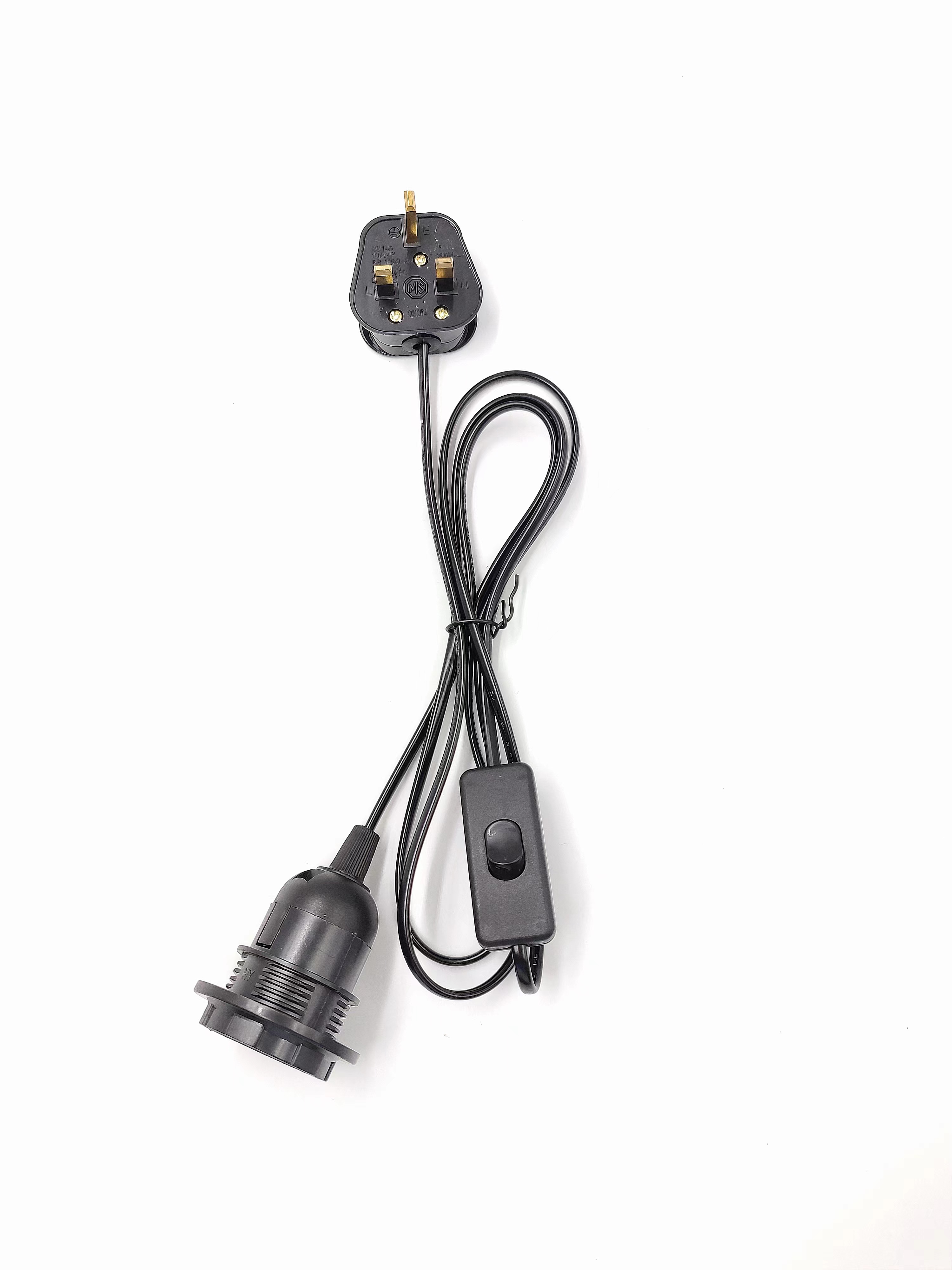 Draadstekker Himalayazout Lamphouder Stekker Tafellamp Accessoires 301 303 Schakelaar Dimmer Schakelaar EU/AU/EU Stekker Drie-pins Stekker E27 Lamphouder