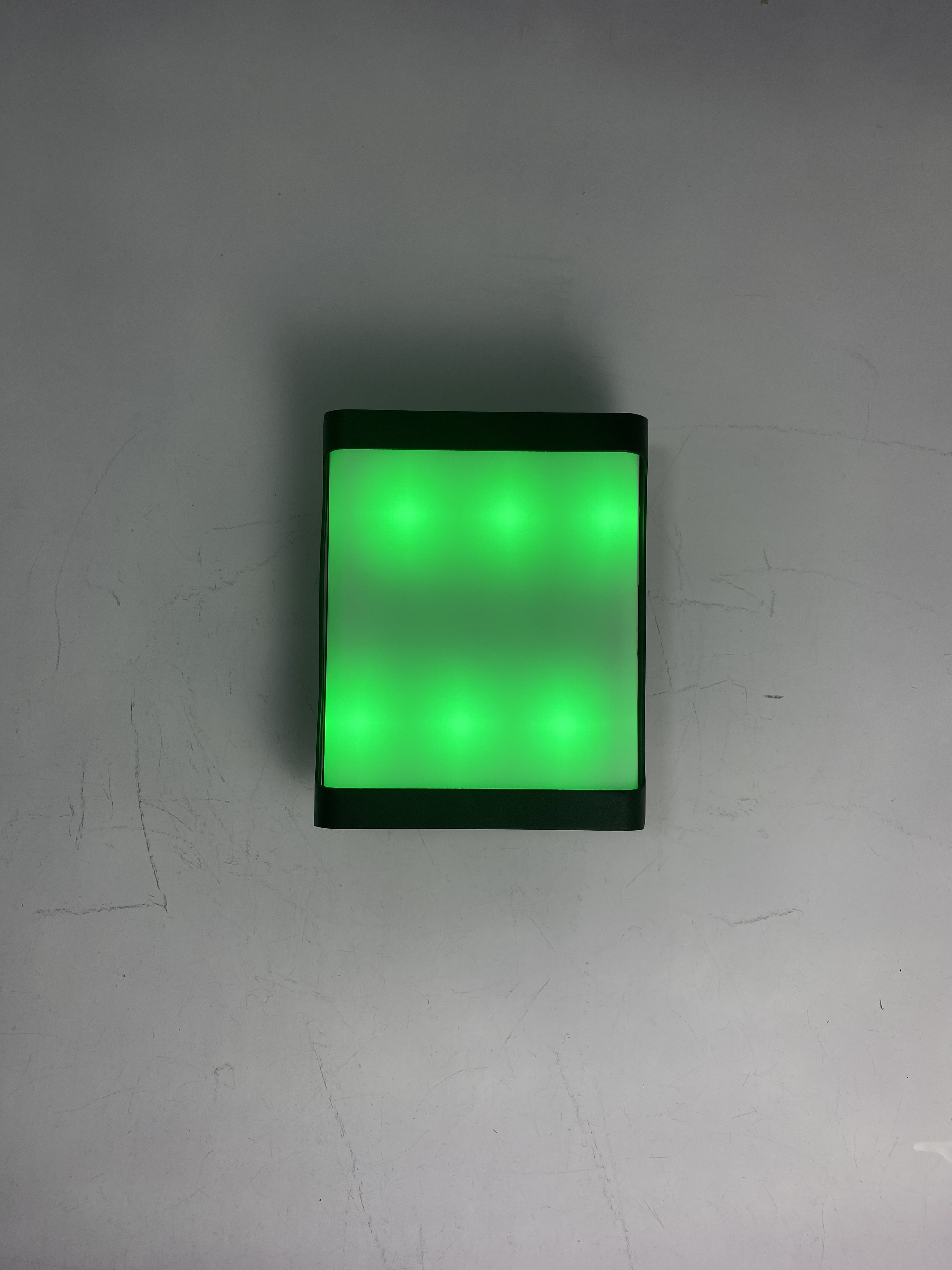 Rechthoekige wandlamp