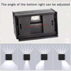 6W vierkante wandlamp Led-wandlamp Outdoor Wall Pack Led-verlichting Outdoor LED-wandlamp Six Beam Light Wandlamp