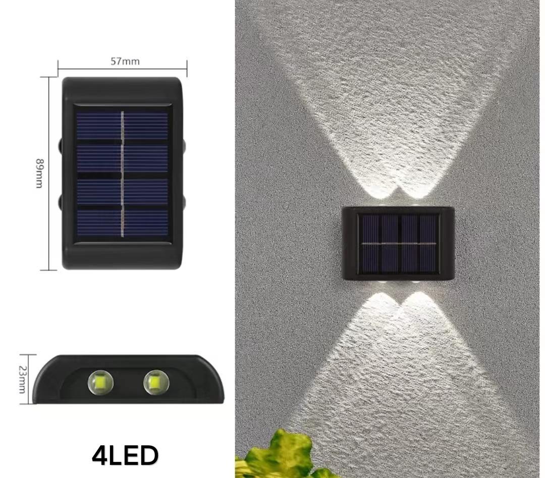 wandlampen op zonne-energie