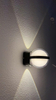Kristallen bol wandlamp Led wandkandelaar Transparante wandlamp Op en neer licht Wandlamp Buiten wandkandelaar Moderne buiten led schans Buiten schansen Lowes