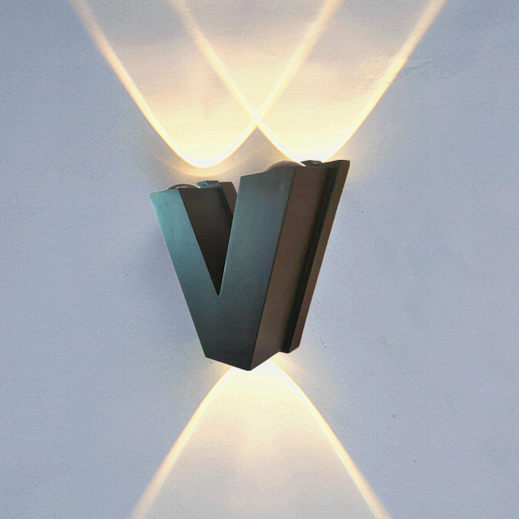 Led buiten wandverlichting Moderne led buiten wandlampen Aanpasbare privélamp
