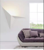 Creatieve smeedijzeren speciaal gevormde driehoekige wandlamp Nordic Minimalistische slaapkamer Nachtkastje Studie Hotelkamer Spiegelkoplamp