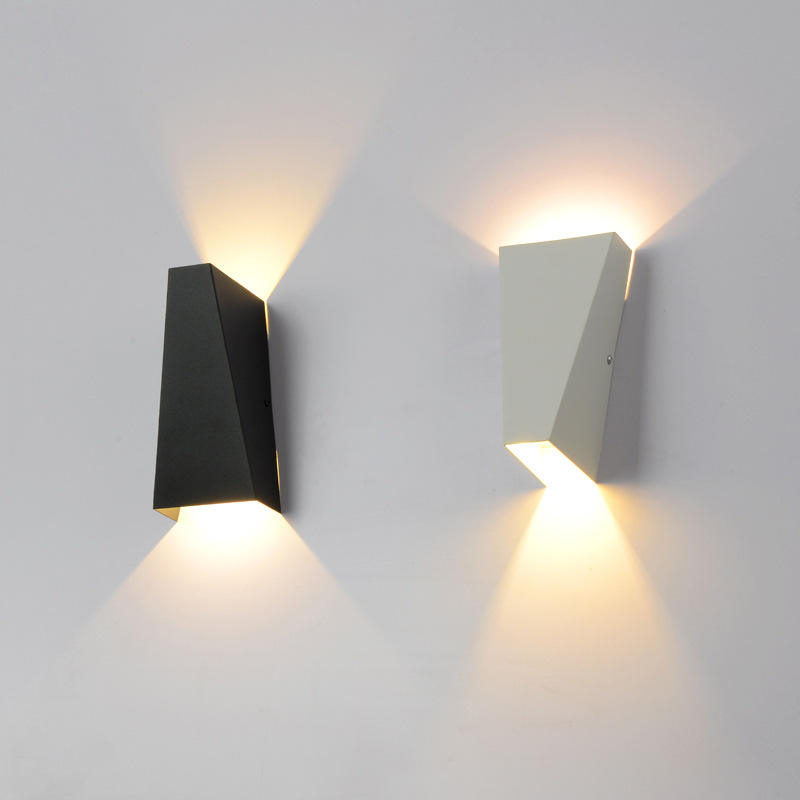 Moderne Vierkante 6W 12W Led Indoor Wandlamp Aluminium Blaker Home Verlichting Slaapkamer Woonkamer Gangpad Versieren wandlamp AC85-265V