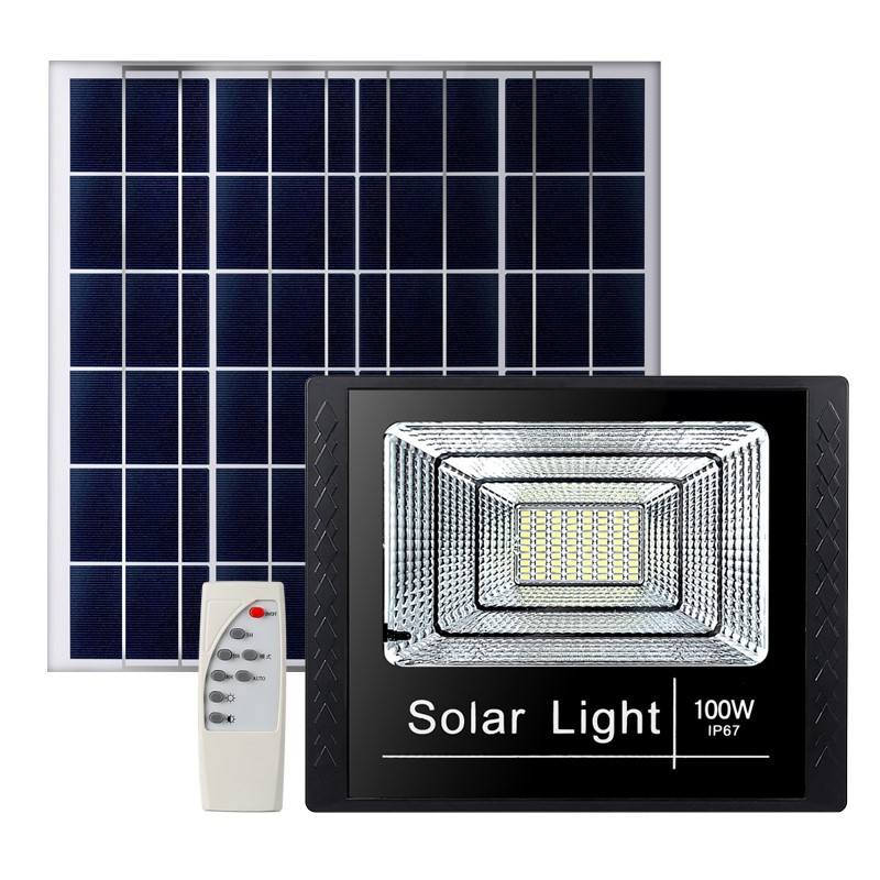 2023 Hot 10W 25W 45W 65W 120W 200W 300W Led Zonne-verlichting Outdoor projector Solar Flood Tuinverlichting Led Zonne-straatverlichting